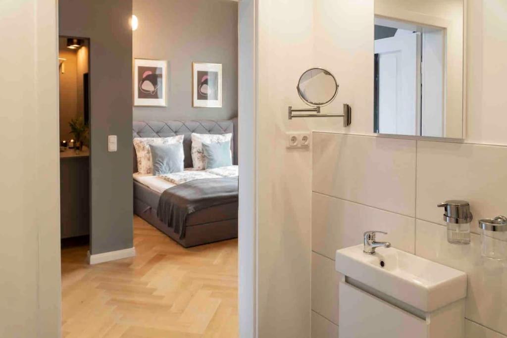 Zentrales Design Apartment Brema Esterno foto